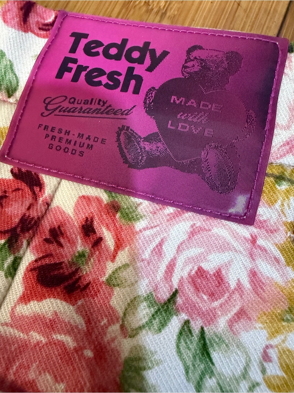 NWOT Teddy Fresh Floral Pleated Trouser Pants Size 27 - Picture 4 of 15